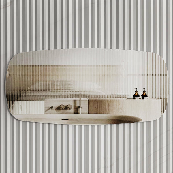 Riri Oblong Frameless Mirror with Polished Edge | 9 sizes available, from 400mm to 1500mm |