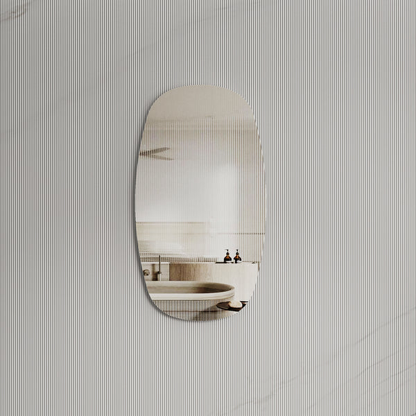 Riri Oblong Frameless Mirror with Polished Edge | 9 sizes available, from 400mm to 1500mm |