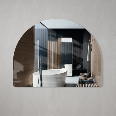 *Clearance* Arco Arch 1300mm x 1000mm Frameless Mirror with Polished Edge