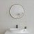 Circa Round Frontlit LED Mirror with Matte Black Frame and Demister | 3 sizes available, from 600mm to 1000mm |