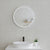 Circa Round Frontlit LED Mirror with Matte White Frame and Demister | 3 sizes available, from 600mm to 1000mm |