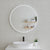 Circa Round Frontlit LED Mirror with Matte White Frame and Demister | 3 sizes available, from 600mm to 1000mm |