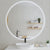 Circa Round LED Mirror with Frosted Glass Border and Demister | 8 sizes, from 600mm to 1200mm |