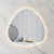 Delphi Egg LED Mirror with Frosted Glass Border and Demister | 2 sizes available, 800mm and 1000mm |