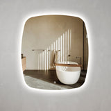 Riri Oblong LED Mirror with Frosted Glass Border and Demister | 10 sizes available, from 400mm to 1800mm |