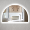 Arco Arch 1500mm x 1000mm LED Mirror with Frosted Glass Border and Demister