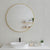 Circa Round Mirror with Brushed Brass (Gold) Frame | 4 sizes available, from 600mm to 1000mm |