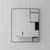 Retti Rectangular Mirror with Matte Black Frame | 8 sizes available, from 450mm to 1500mm