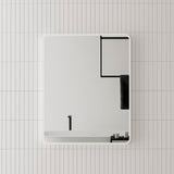 Retti Rectangular Mirror with Matte White Frame | 8 sizes available, from 450mm to 1500mm |