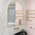 Arco Arch Mirror with Brushed Brass (gold) Frame | 5 sizes available, from 400mm to 1000mm |