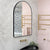 Arco Arch Mirror with Matte Black Frame | 5 sizes available, from 400mm to 1000mm |