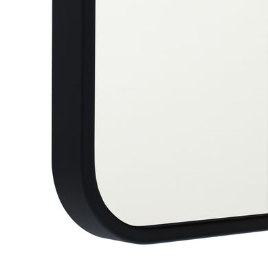 *Clearance* Arco Arch 1200mm x 800mm Framed Mirror, Matte Black Frame