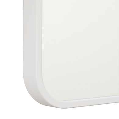 *Clearance* Arco Arch 1200mm x 800mm Framed Mirror, Matte White Frame