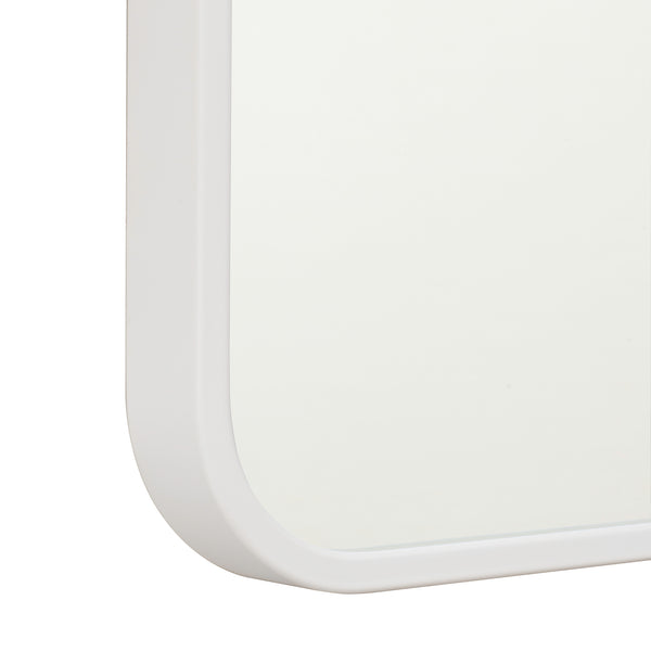 Arco Arch Mirror with Matte White Frame | 5 sizes available, from 400mm to 1000mm |