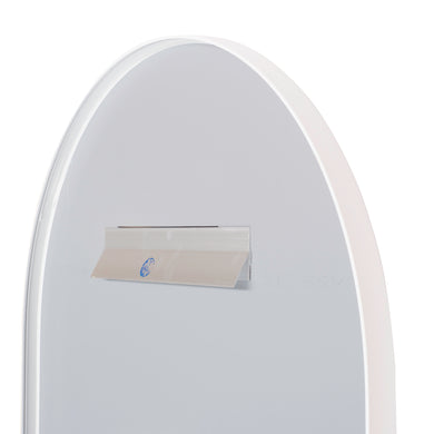 *Clearance* Arco Arch 1200mm x 800mm Framed Mirror, Matte White Frame