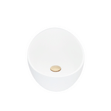 Whitehaven 600mm x 380mm Artificial Stone Above-Counter Basin, Matte White