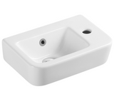 Space 32R Wall Hung 375mm x 255mm Basin | Gloss White |
