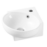 Space 33 Wall Hung 390mm x 365mm Basin | Gloss White |