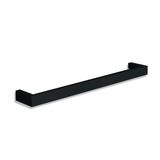 Thermogroup Square Single Bar Heated Towel Rail 632mm | Matte Black |