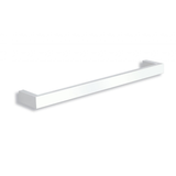 Thermogroup Square Single Bar Heated Towel Rail 632mm | Matte White |