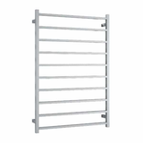 Thermogroup 10 Bar Thermorail Square Heated Towel Ladder 800mm | Polished Stainless |