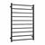 Thermogroup 10 Bar Thermorail Square Heated Towel Ladder 800mm | Matte Black |