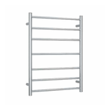 Thermogroup 12V Straight Round Ladder Heated Towel Rail 600mm | Polished Stainless |