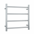 Thermogroup 4 Bar Thermorail Round Heated Towel Ladder 550mm | Brushed Stainless |