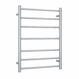 Thermogroup 7 Bar Thermorail Round Heated Towel Ladder 600mm | Polished Stainless |