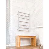 Thermogroup 7 Bar Thermorail Round Heated Towel Ladder 600mm | Polished Stainless |