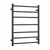 Thermogroup 7 Bar Thermorail Round Heated Towel Ladder 600mm | Matte Black |
