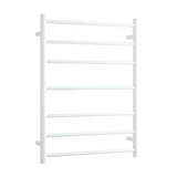 Thermogroup 7 Bar Thermorail Round Heated Towel Ladder 600mm | Satin White |