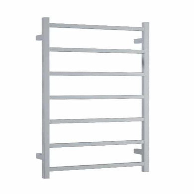 Thermogroup 7 Bar Thermorail Square Heated Towel Ladder 600mm | Polished Stainless |