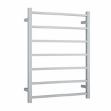 Thermogroup 7 Bar Thermorail Square Heated Towel Ladder 600mm | Brushed Stainless |