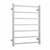 Thermogroup 7 Bar Thermorail Square Heated Towel Ladder 600mm | Brushed Stainless |
