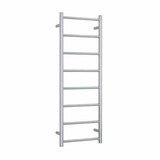 Thermogroup 8 Bar Thermorail Round Heated Towel Ladder 400mm | Polished Stainless |