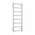 Thermogroup 8 Bar Thermorail Round Heated Towel Ladder 400mm | Polished Stainless |