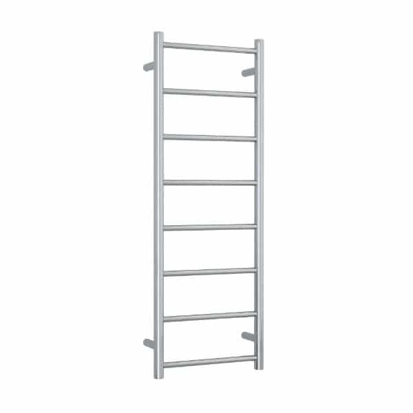 Thermogroup 8 Bar Thermorail Round Heated Towel Ladder 400mm | Polished Stainless |