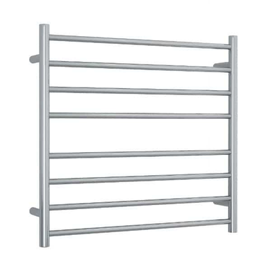 Thermogroup 8 Bar Thermorail Round Heated Towel Ladder 750mm | Polished Stainless Chrome |