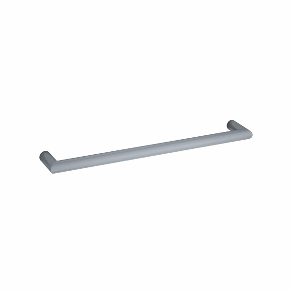 Thermogroup Round Single Bar Heated Towel Rail 632mm | Gun Metal |