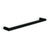 Thermogroup Round Single Bar Heated Towel Rail 632mm | Matte Black |