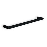 Thermogroup Round Single Bar Heated Towel Rail 832mm | Matte Black |