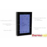 Thermogroup Thermorail 7 Day Touchscreen Timer Portrait Orientation | Black |