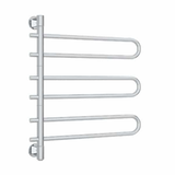 Thermogroup Thermorail Round Swivel Heated Towel Rail 675mm | Polished Stainless |