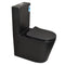 Tiffalo Rimless Back to Wall Toilet Suite | Matte Black |