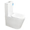 Tiffalo Rimless Back to Wall Toilet Suite | Matte White |