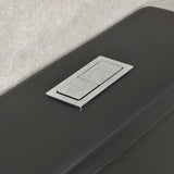 Tiffalo Rimless Back to Wall Toilet Suite | Matte Black |