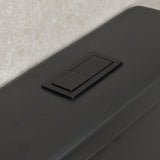 Tiffalo Rimless Back to Wall Toilet Suite | Matte Black |