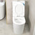 Tiffalo Rimless Back to Wall Toilet Suite | Matte White |