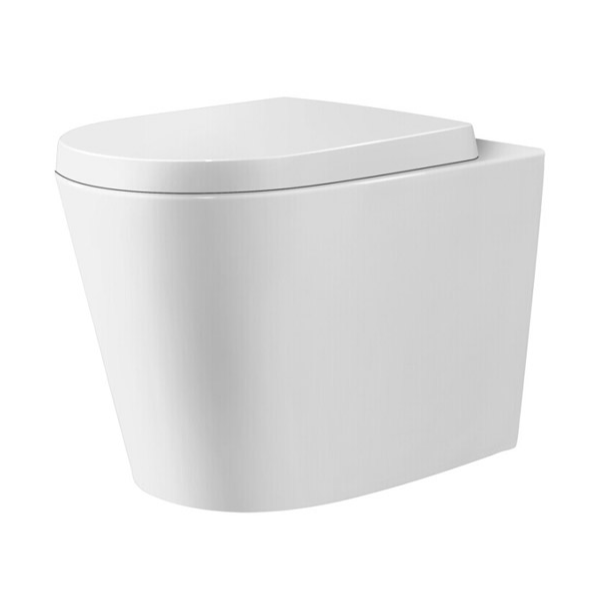 Tiffalo Wall Faced Toilet Pan (Compatible with Cistern Behind the Wall) | Gloss White |
